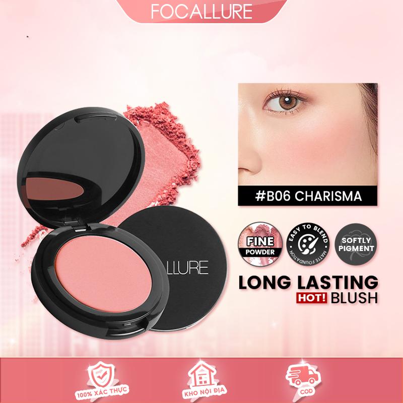 Phấn Má Hồng Focallure Màu Sắc Tùy Chọn Trang Điểm Tự Nhiên Thời Trang 2.8g Phù Hợp Mọi Loại Da