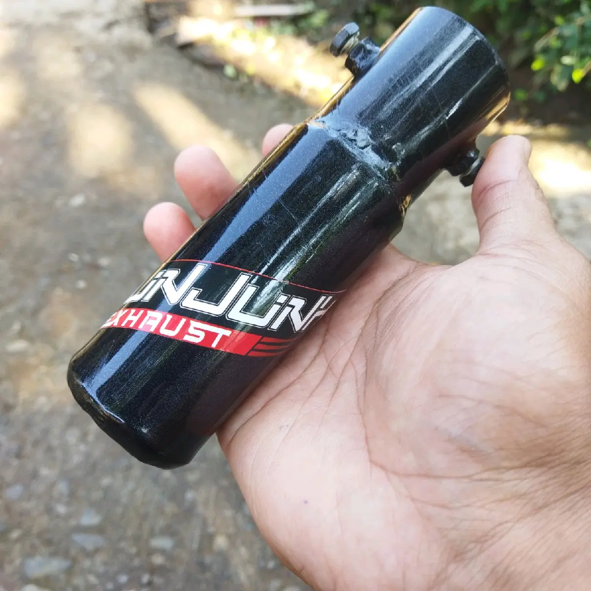 knalpot mobil knalpot srigala untuk mobil 1000cc dengan ukuran pipa mobil  3cm