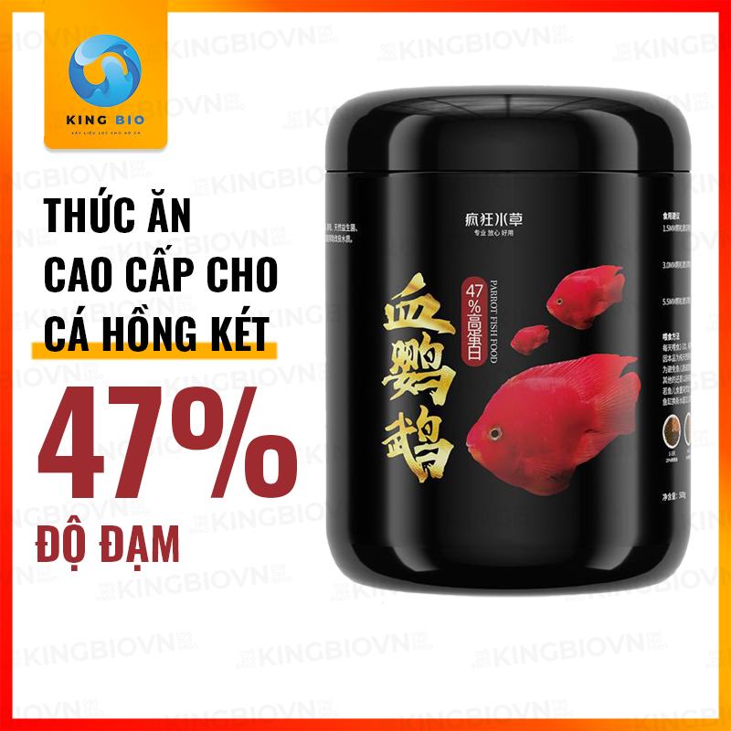 Cám cá hồng két FKSC Parrot Fish Food - Thức ăn đạm cao 47% giúp tăng trọng giúp cá lên màu đẹp và hỗ trợ tiêu hóa 
