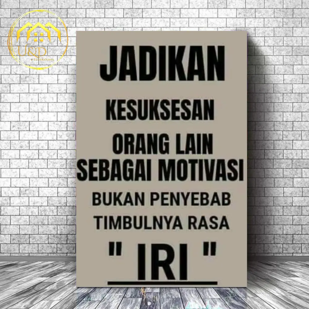 Hiasan Dinding - Poster Kayu Quotes - Wall Decor - Ukuran 20x30 Cm - Hiasan Rumah - Hiasan Kamar - Hiasan Ruangan - Hiasan Minimalis - Dekorasi Rumah - BISA/COD