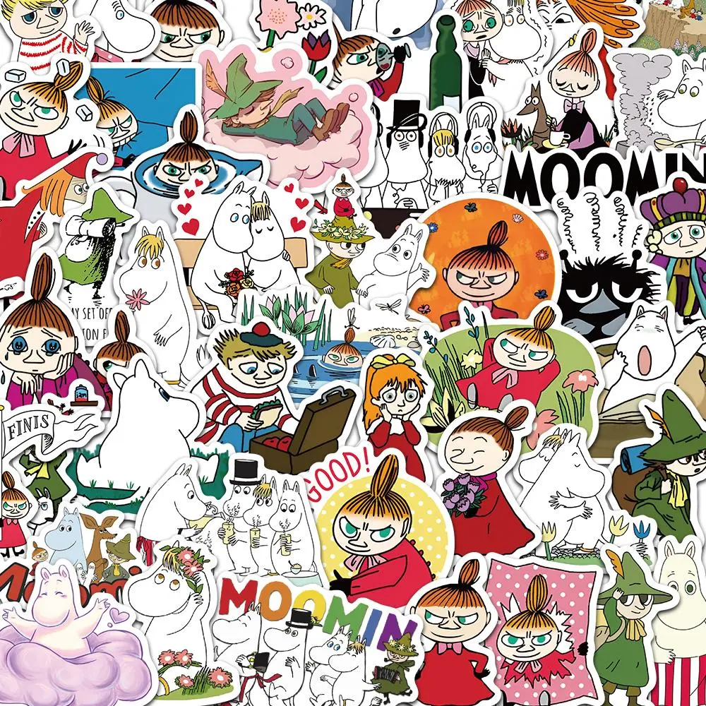Cartoon Pattern Sticker, 50pcs/set Creative Decorative Sticker, DIY Decals for Water Bottle, Laptop, Phone Case, Scrapbooking, Journal Making