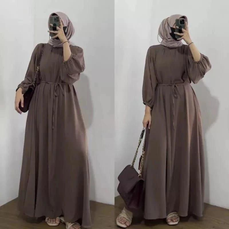 Product Introduction of DANIRA DRESS GAMIS POLOS KATUN MICRO GAMIS BUSUI Fit Muslim 8