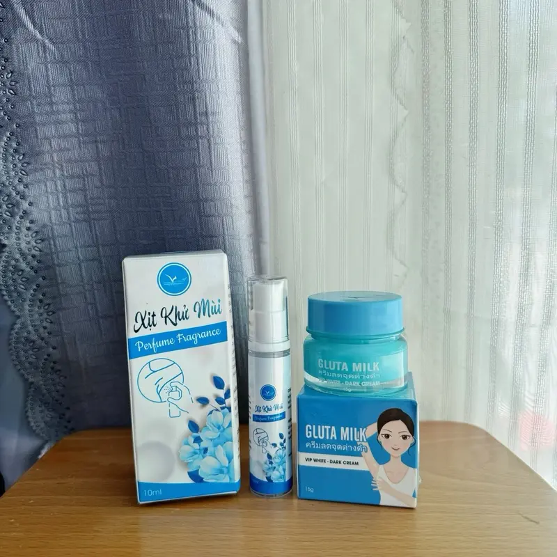 Kem Nách Gluta Milk ( Kèm Chai Sịt khử mùi 10 ml) 0