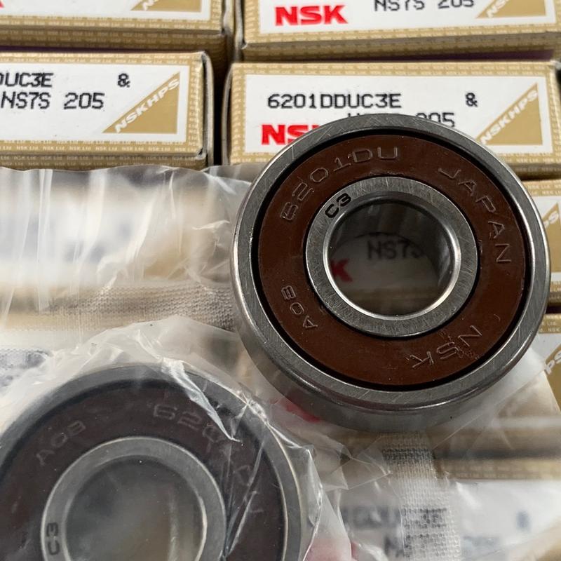 Vòng bi (Bạc đạn) Nhật NSK 6201 DDUC3 sử dụng cho động cơ, motor tua nhanh 4000r/m 2