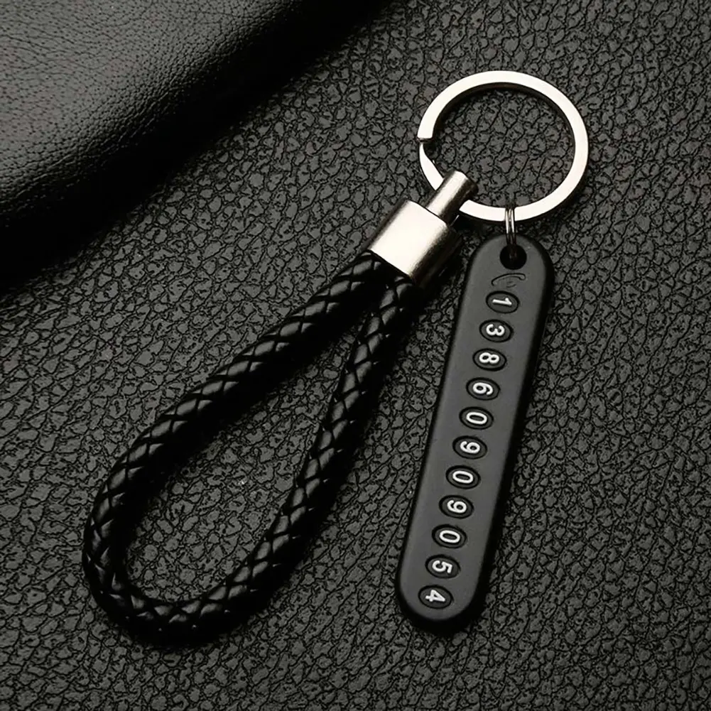 Móc Chìa Khóa Biển Số Điện Thoại, Chống Thất Lạc, Móc Chìa Khóa Xe Hơi, Cho Honda Và Toyota, Mặt Dây Chuyền Móc Khóa