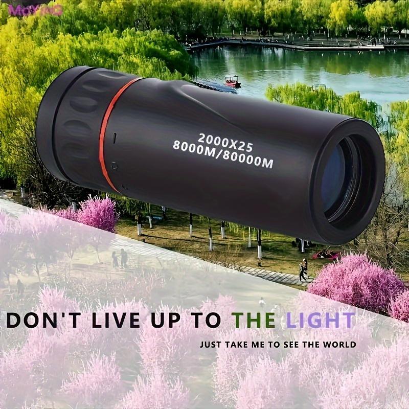 Portable High-power Monocular, 2000x25 Hd Monocular, Mini Telescope, Pocket Multi-purpose Telescope for Outdoor Camping, Hiking, Bird Watching, Concert and Other Outdoor Activities 4