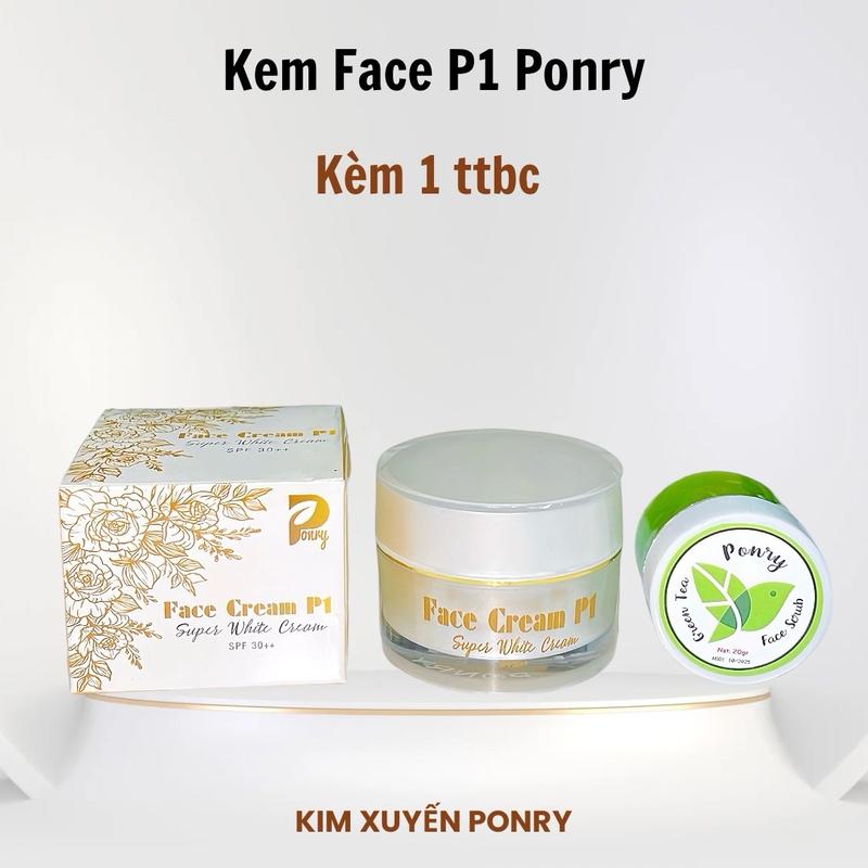 Kem Face Nhung P1 Ponry Hộp 10gram Làm Đẹp Da Chăm Sóc Da Nữ Skincare  Women Dưỡng Ẩm Da
