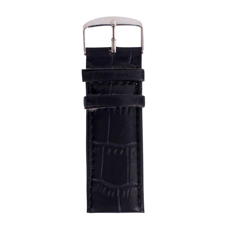 16mm 20mm 22mm Soft Steel Buckle  Leather Sweatband Watch Band Strap Wrist Watchband Sports Belt 4