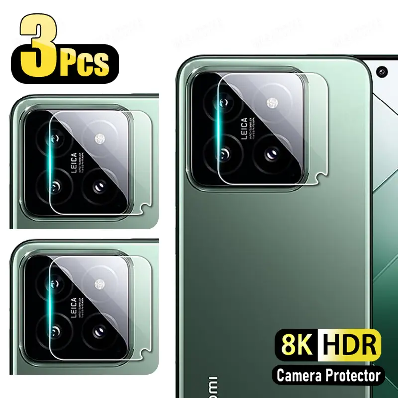 Bảo Vệ Ống Kính Kính Cường Lực, Dành Cho Xiaomi 14 Và 13 Pro 5G, Độ Trong Cao, Phim Bảo Vệ Camera Mặt Sau