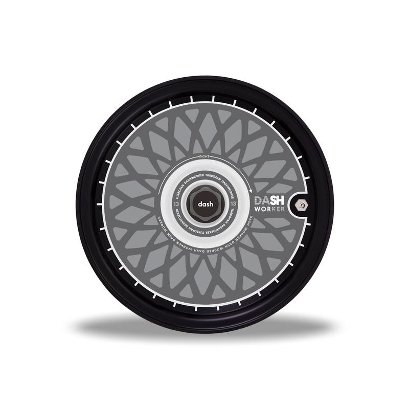 Dash Turbofan untuk Vespa Matic R12 DW - 007 Hiasan Velg 0