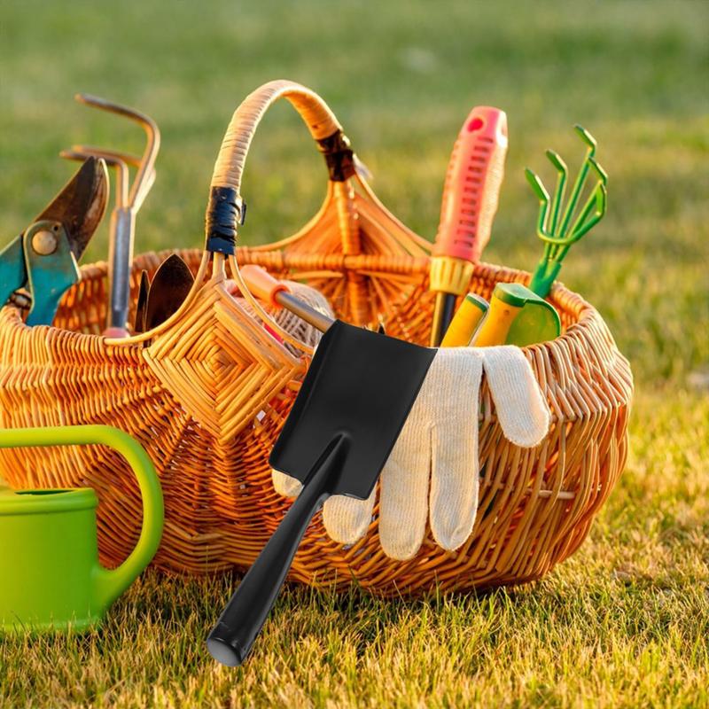 Product Introduction of Gardening Beach Shovel Soil Tillage Tools Gardening Pedal Hearth Shovel Ice Shovel Garden Dustpan Metal Garden Ash Scoop Mini Barbecue 24