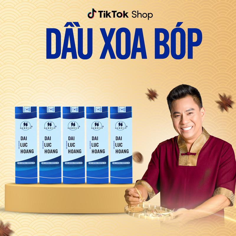  Combo 5 Dầu Xoa Bóp Lê Dũng Humnile hỗ trợ cải thiện đau nhức cơ xương khớp   phiên bản mới  