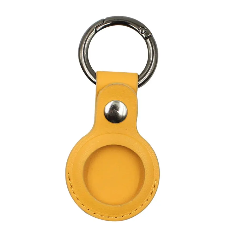 New PU Leather Protective Sleeve For Apple for Airtag Locator Tracker Anti-lost Keychain Protective Sleeve, wear-resistant