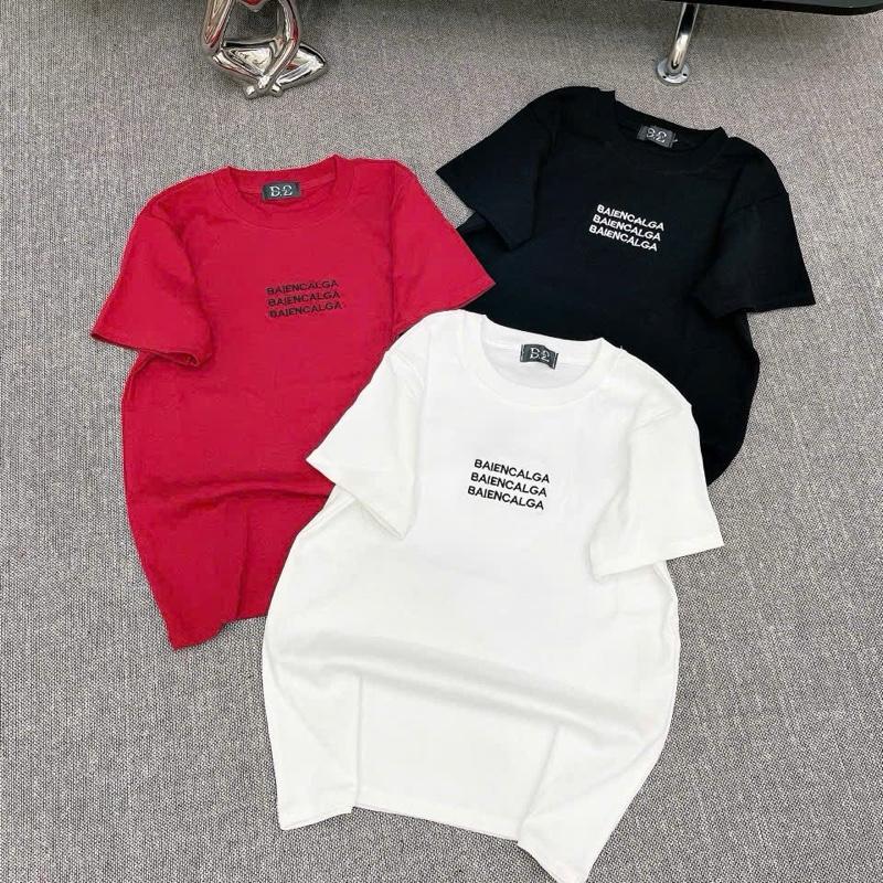 [BAIENCALGA Thêu] Áo Thun Nữ From ôm Vừa Thêu Chữ BAIENCALGA ,Cổ Tròn ,Tay Ngắn,Vải Thun Borip Co Giản 4 Chiều
