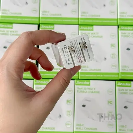 Củ Sạc Nhanh Jinsdar Mini Công Suất Max 30W, Chip Sạc GaN Cao Cấp, Chuẩn Sạc PD, PPS CamStore - Phụ Kiện cổng  sạc coc sac 5