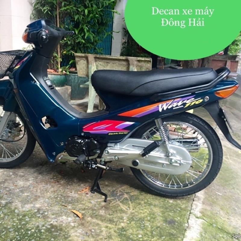  Bộ tem xe Wave thái 110 màu xanh nhớt 99 hàng nhập Thái Lan 3 lớp chất lượng cao  màu sắc rất đẹp  tem mới 100% giá bán cực tốt bán lẻ như bán sỉ Nhãn Dán 