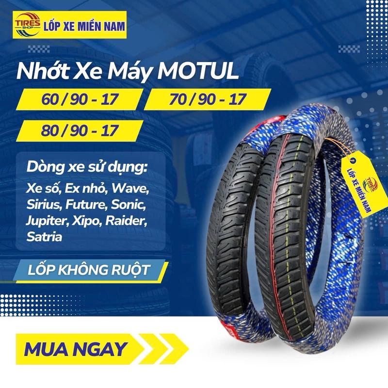 Lốp XE SỐ Sirius Future Wave Satria Raider Sonic Xipo KHÔNG RUỘT gai CITI Phụ Kiện DPLUS