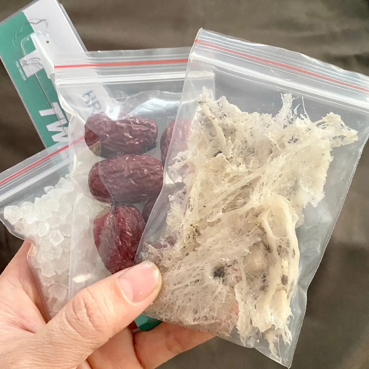 10g đế chân yến thô tặng nhíp táo đường phèn