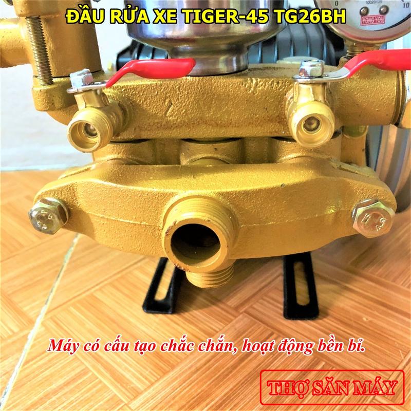 Product Introduction of ĐẦU RỬA XE CAO ÁP THÁI LAN 1HP TIGER 45 TG26BH - MÁY RỬA XE ĐẦU RỜI - BẢO HÀNH 6 THÁNG 12