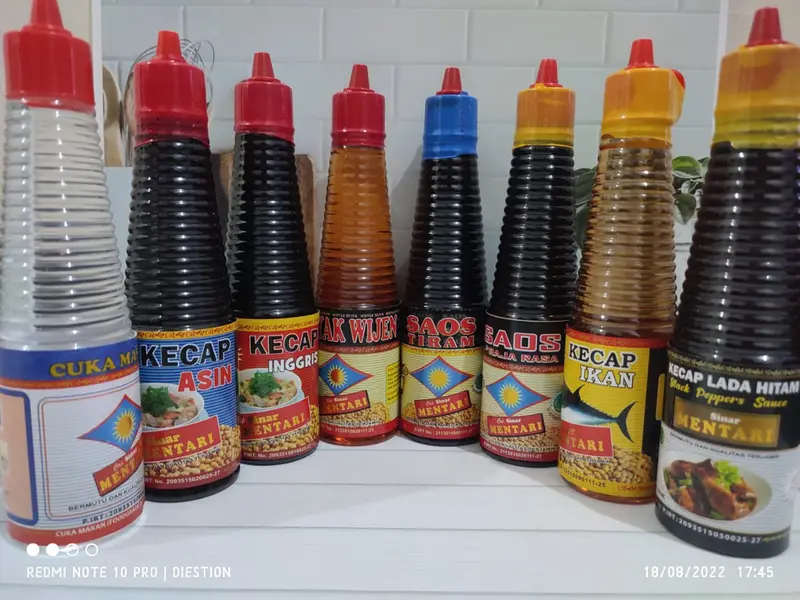 Paket Hemat Penyedap Masakan Isi 8 Botol HALAL asin hitam Ikan Kecap Tiram Lada 3
