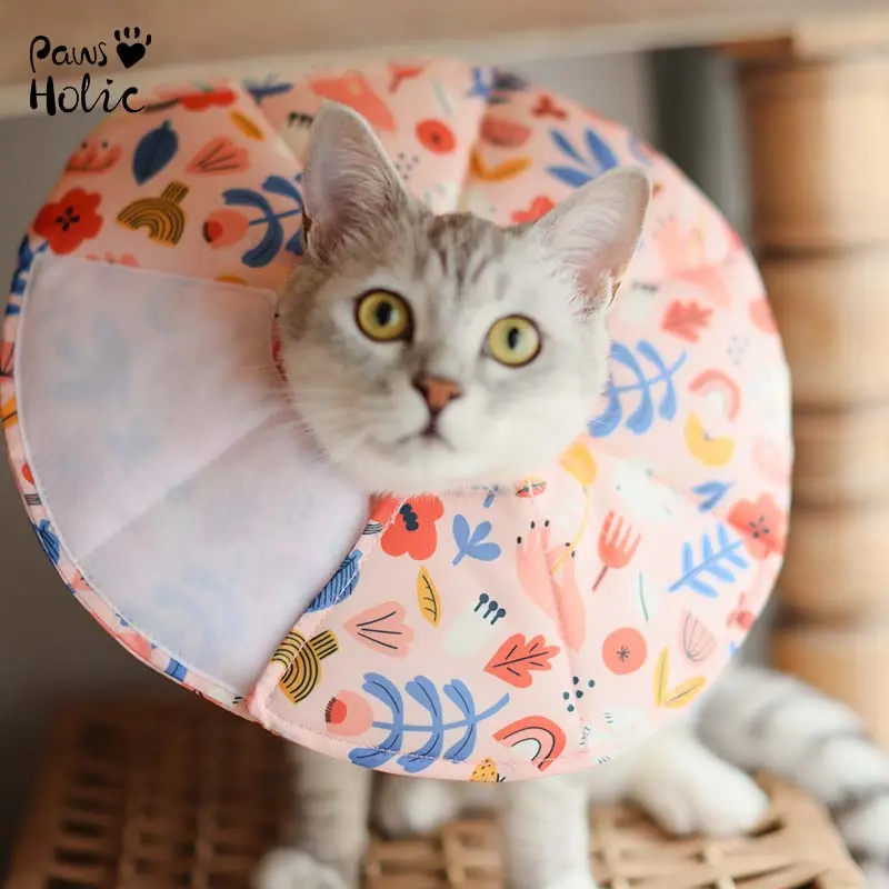 Adjustable Pet Recovery Collar, Lightweight Pet Neck Cone, Waterproof Pet Neck Protector, Pet Healthcare Supplies for Dogs & Cats 5