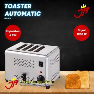 Toaster Automatic Pop-Up 4 Slot Getra EST-AP-4