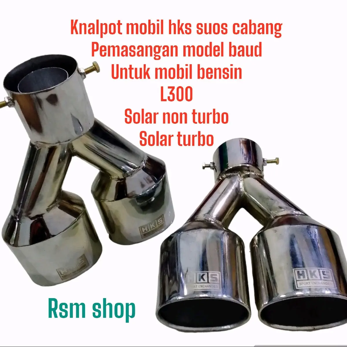 knalpot mobil hks suos cabang pemasangan model baud,mobil bensin,L300,solar non turbo,solar turbo