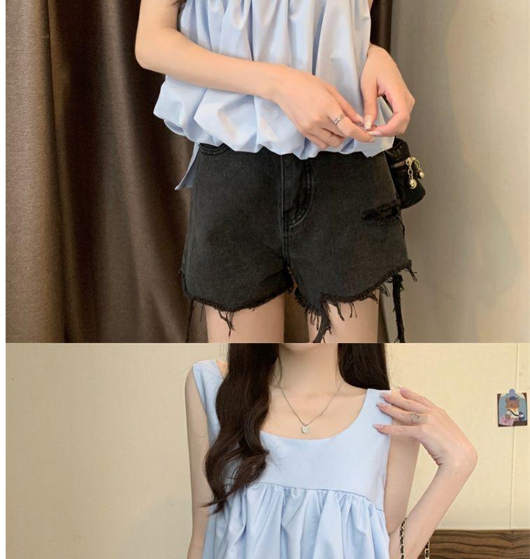 Product Introduction of Tiktok Hot Sale French Sweet Bowknot Loose Small Sling Vest Women's Inner Wear Summer Niche Design Outer Wear Short Top 8