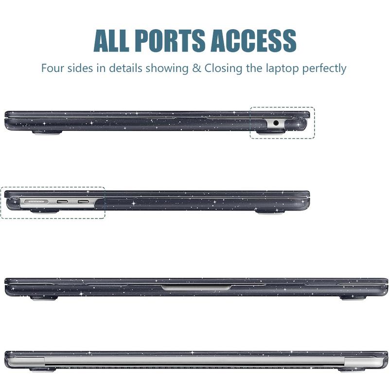 Product Introduction of เคสกลิตเตอร์สำหรับ Macbook Air 13.6 A2681 A3113 Pro13.3 A1706 A1708 A1989 A2159 A2251 A2289 A2338 Air13.3 A1932 A2179 A2337 ปลอกป้องกัน 17