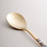 Gambar Brewsuniq - Festive Black And Brass Table Spoon / Sendok Makan Estetik Stainless Elegan Gagang Hitam dari Brewsuniq Store Kota Medan 2 Tokopedia