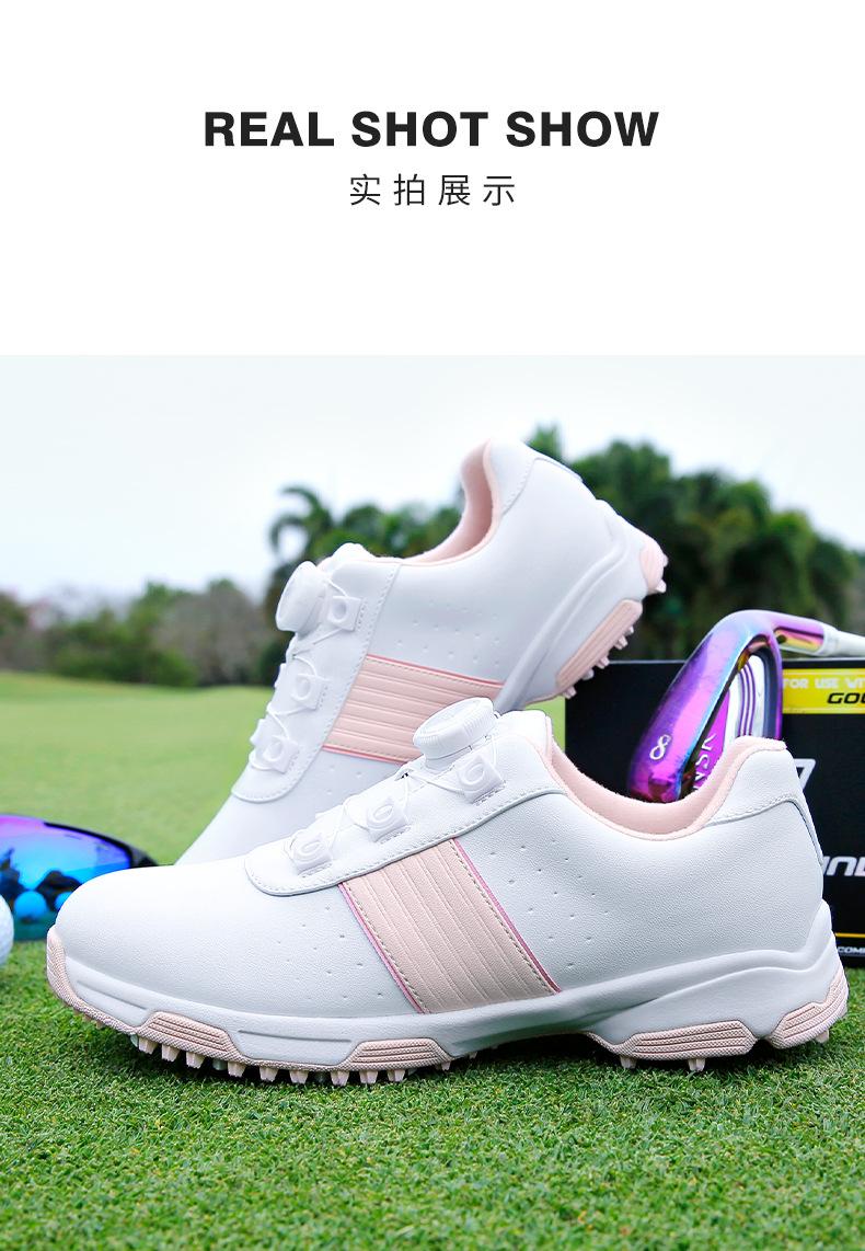 Product Introduction of [P] golf shoe women's casual sneaker knob shoelace nail-free shoes golf women's shoes waterproof shoes xz341 15
