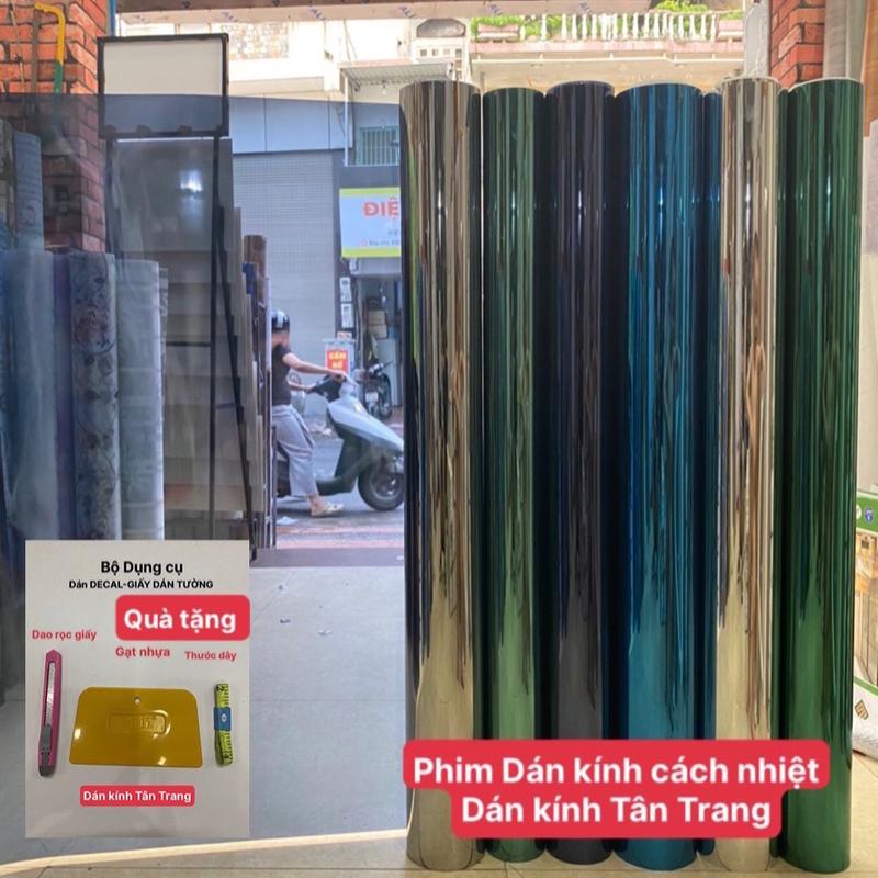 Phim decal dán kính chống nắng nóng UV 99% khổ 1m Decor Decor Phòng Phòng Khách