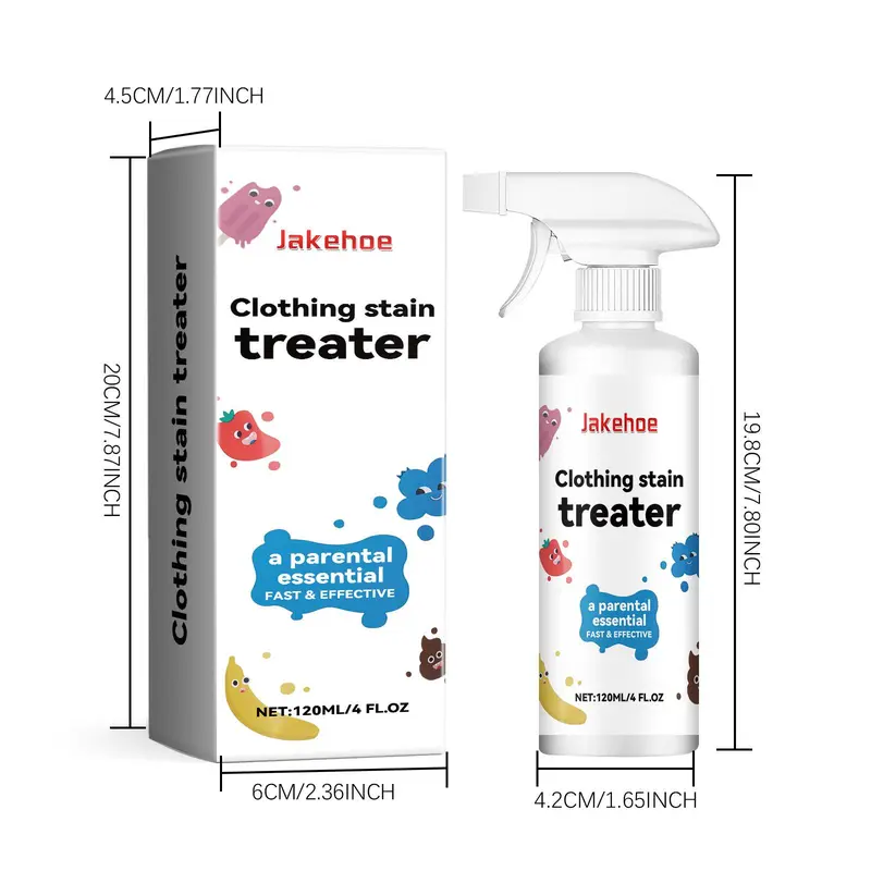 Clothing Stain Remover, 1 Count Clothing Stain Remover Spray, Household Cleaner for Clothes, Home Care Supplies, Home Cleaning Products 1