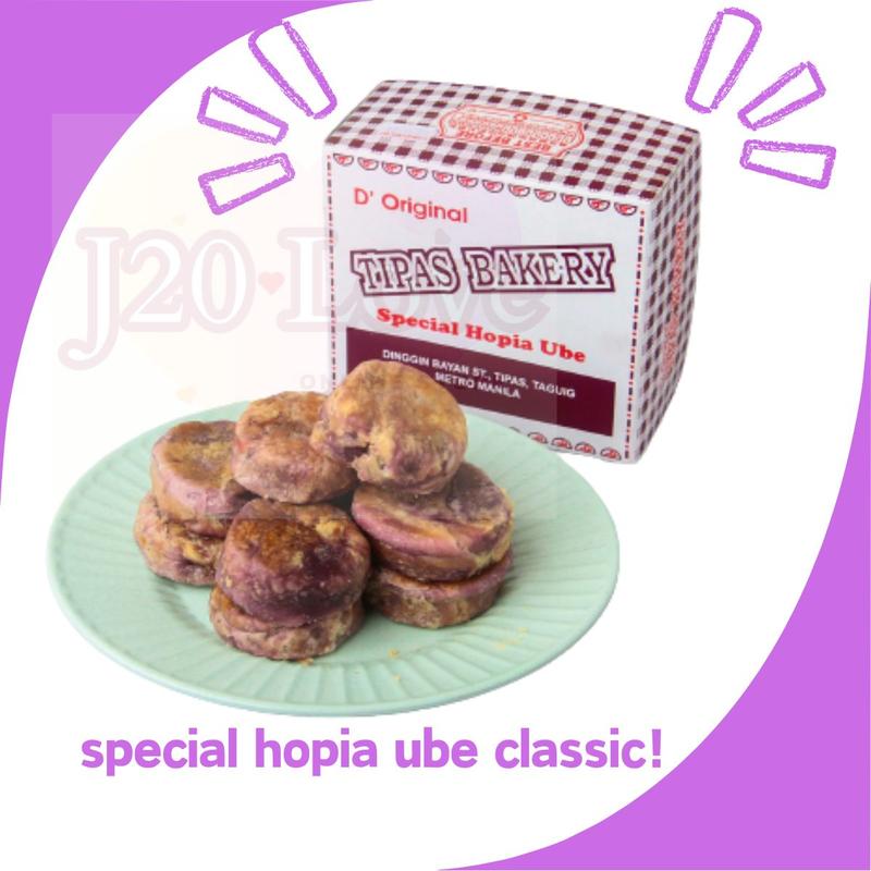 D' ORIGINAL TIPAS SPECIAL HOPIA UBE 1 BOX FRESHLY BAKED SPECIAL ...