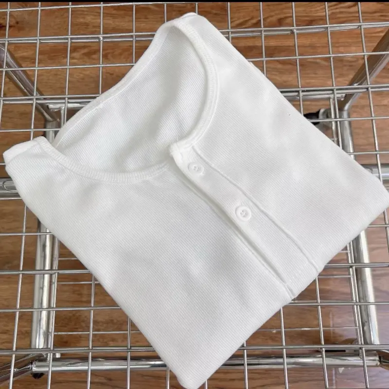 Áo thun nữ tay dài bo eo túi kiểu ,áo len tăm cúc túi sành điệu mã 01 Nhung Voi mã cp66 size dưới 54kg 4