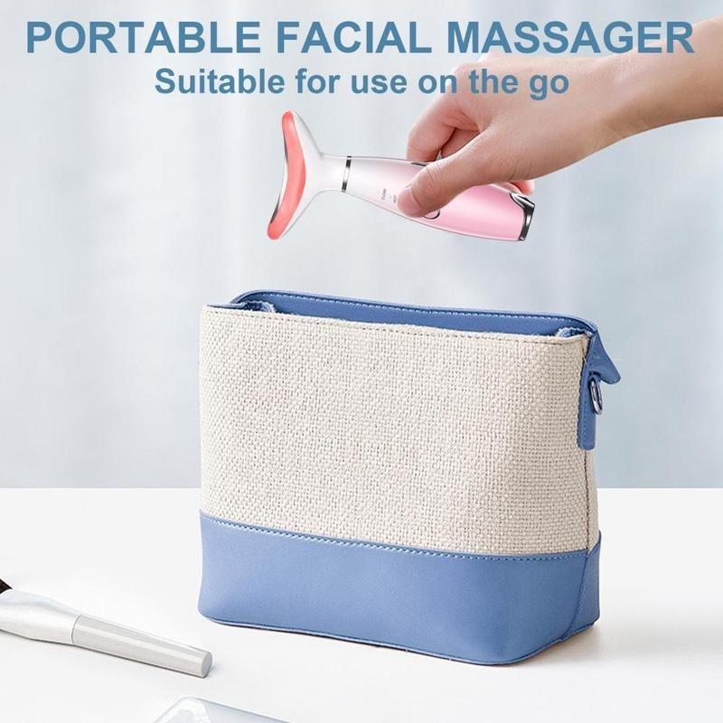 Product Introduction of 7 Color LED Facial Massager, Facial Skin Care Massager, Multifunctional Beauty Instrument for Neck and Facial Treatments 8