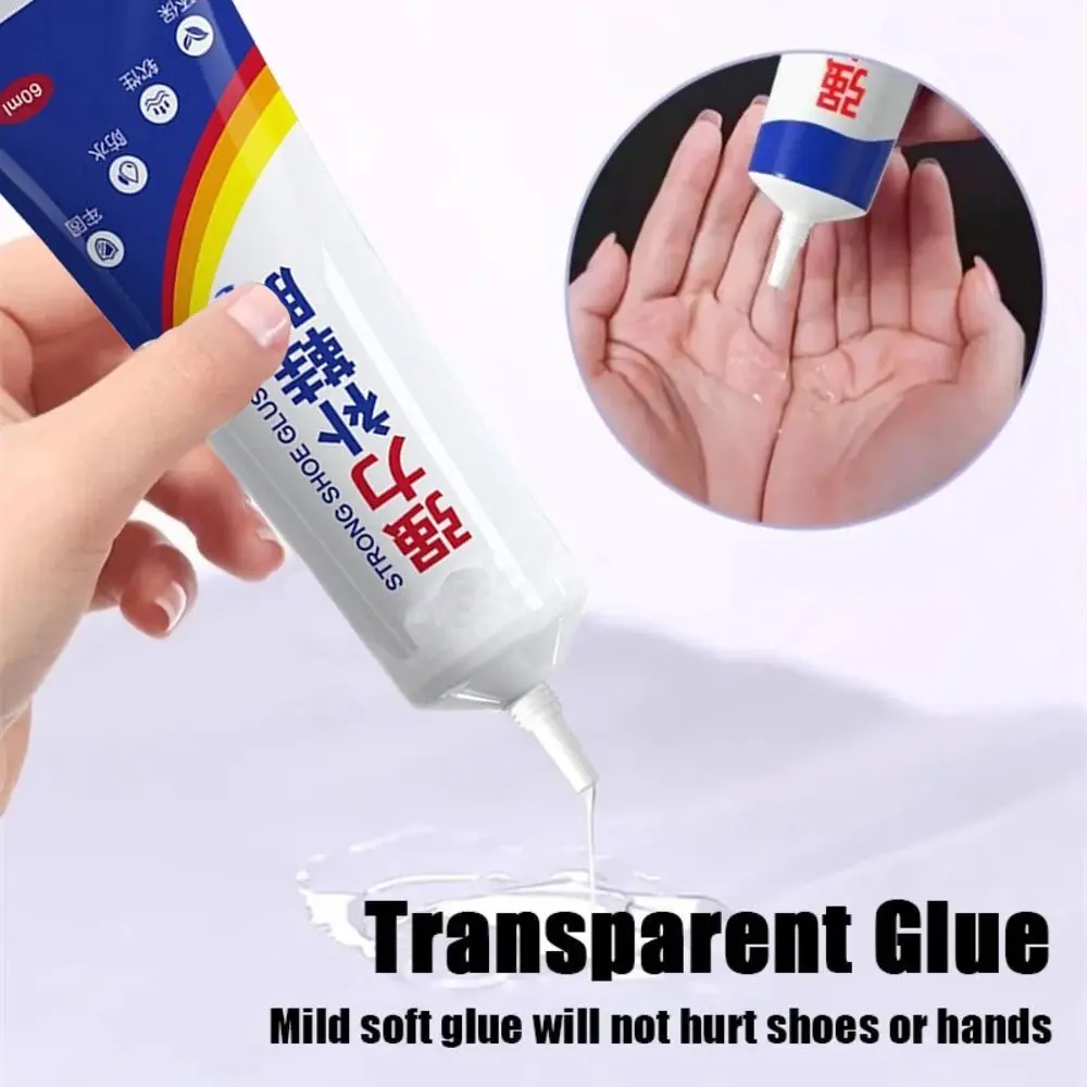 Keo Dán Giày, Thực Dụng, 60ml, Keo Dính Sửa Chữa Nhanh Không Thấm Nước, Đa Năng, Nhanh Khô, Chất Kết Dính Mạnh Mẽ