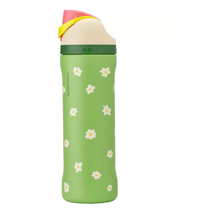 Product Introduction of Darling Daisy Owala FreeSip Insulated Stainless Steel Water Bottle with Straw for Sports and thermos cup outdoor sports water bottle new Owala double-layer vacuum thermos cup sports water bottle outdoor sports straw water cup Drinkware Flasks Portable 11