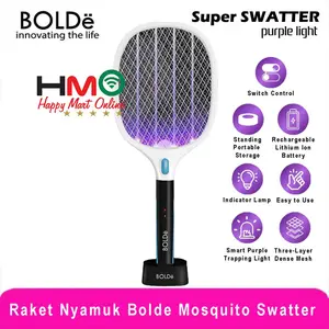 Bolde Smart Wireless Super Swatter Raket Nyamuk Bolde 2 in 1 Portable