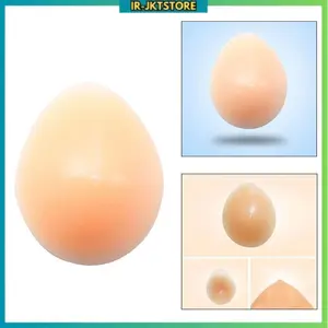 1 Buah Payudara Palsu Silikon Bentuk Teardrop – Prostesis Pasca Mastektomi untuk Wanita Penderita Kanker Payudara