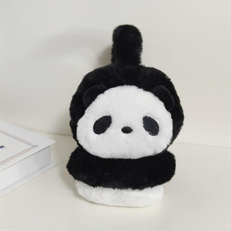 Product Introduction of Plush Hairband Cartoon Panda Claw Clip Updos Hair Clip Girl Kids Ponytail Holder 13MC 6