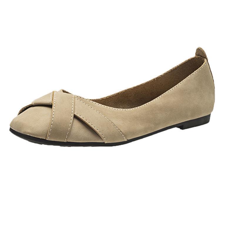 Product Introduction of Bơm Da Mềm Cho Nữ, Thời Trang Mới, Doug, Giày Đế Bằng, Miệng Nông, Mùa Xuân Và Mùa Thu, Cổ Tích 5