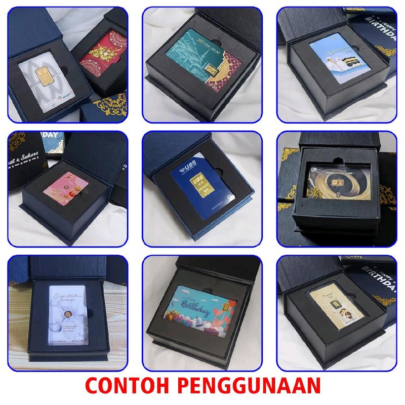 Gift Box LM Hadiah Kado Hampers untuk Berbagai Brand Logam Mulia - Kotak Emas 2