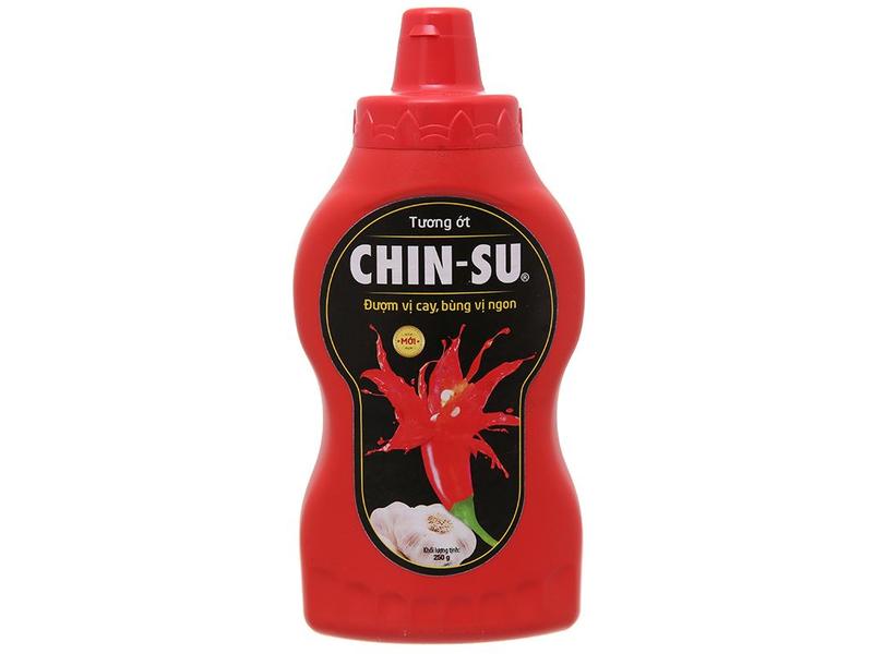 Tương ớt chinsu chai 250gr Nước Sốt Chua Gia Vị Cay