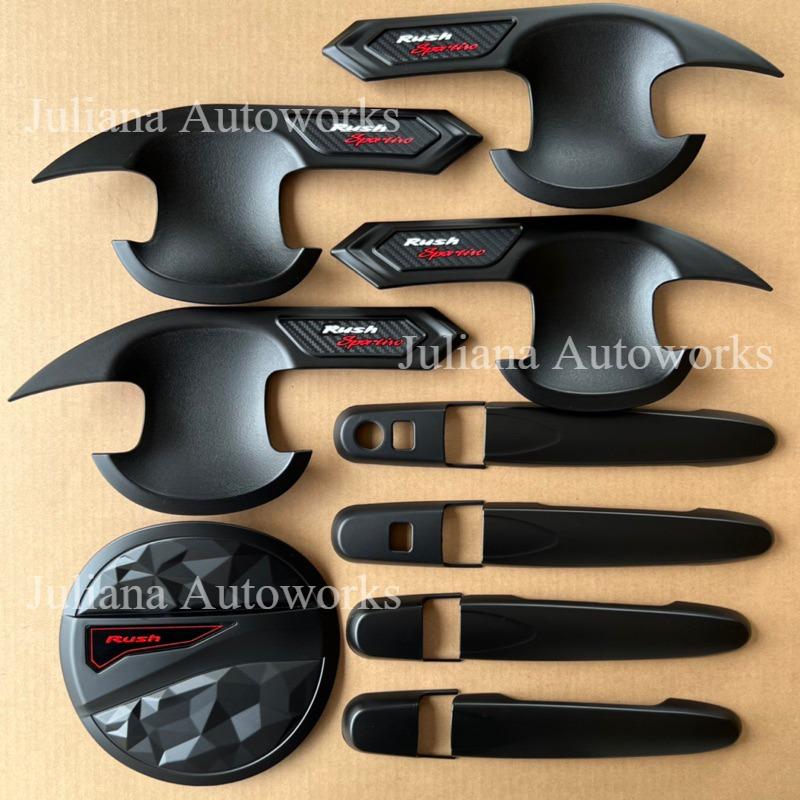 Product Introduction of Paket Outer Handle Tank Cover Bensin All New Rush 2018-2023 Hitam Doff 14