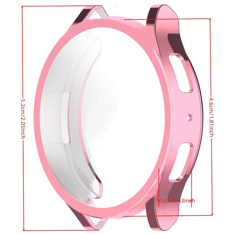 Watch Screen Protector (4 Counts), TPU Full Coverage Anti-scratch & Dustproof Watch Protective Case, Smart Watch Screen Protector 1