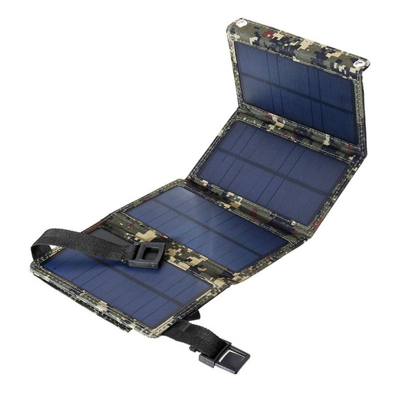 Waterproof 5V Folding Solar Panel Cells USB Foldable Solar Panel Portable Flexible for Mobile Phone 8