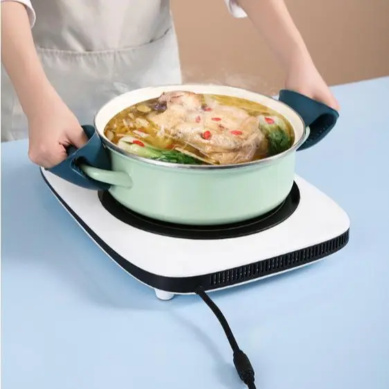 Bộ 3 dụng cụ gắp nóng nhà bếp, bộ 2 kẹp + găng tay gắp chén dĩa, nhấc nồi cách nhiệt, chống nóng, chống phỏng tay an toàn tiện dụng 4