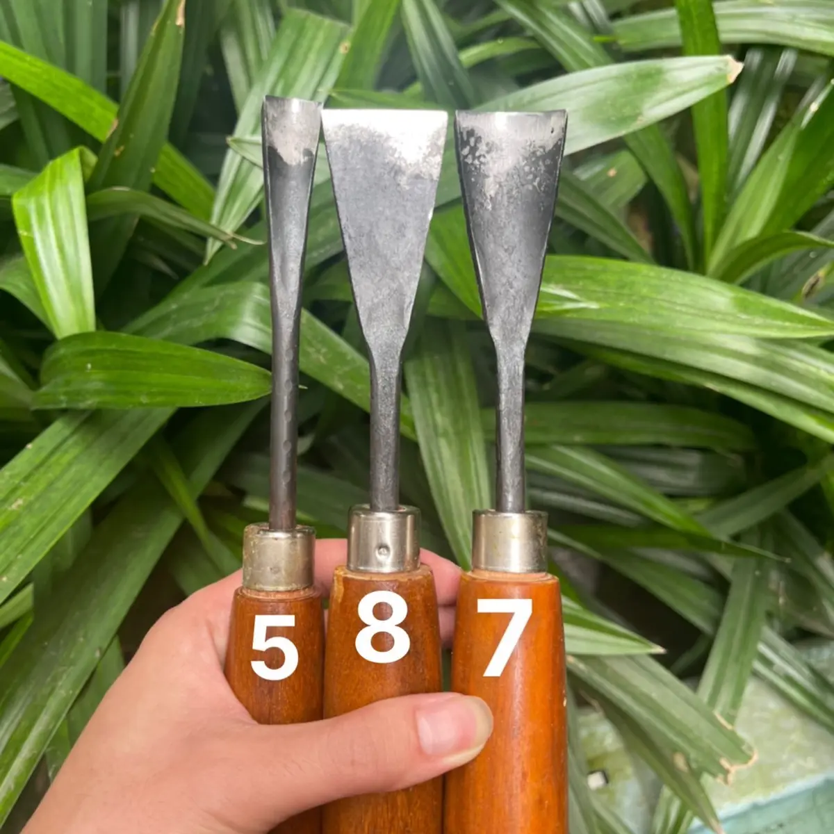 Combo 3 mũi đục bonsai chuyên dụng hàng thủ công Việt Nam