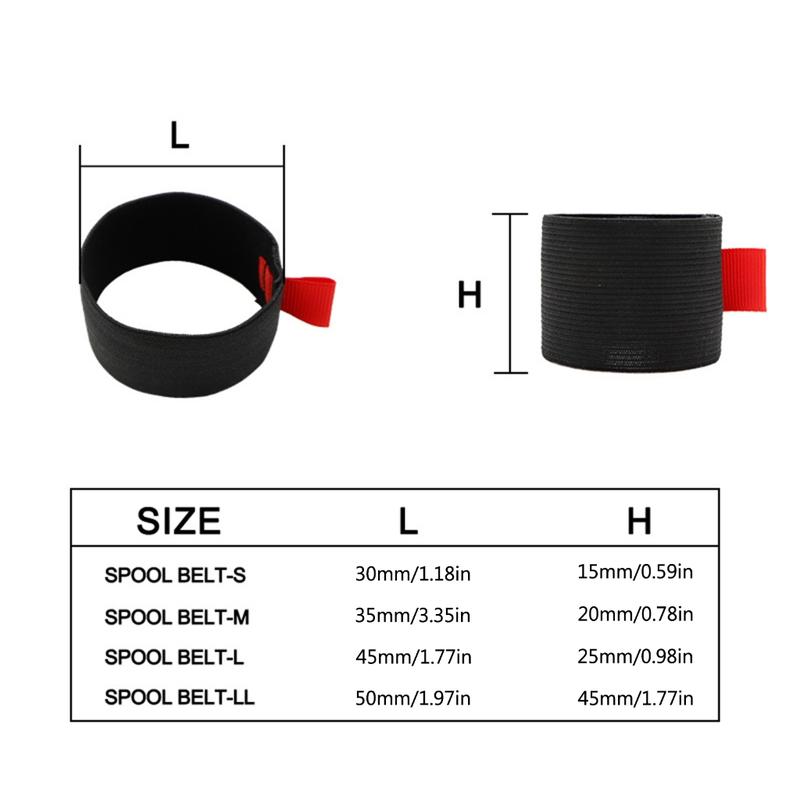 Product Introduction of Fishing Spool Belt Reel Protections Belt Band Reel Outdoor Fishing Tackle Tool 0